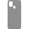  ΘΗΚH SILICONE CASE SAMSUNG GALAXY A21S GRAY